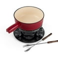 thumbnail image 1 of Swissmar Lugano 9-Piece Fondue Set - Red, Cast Iron, 1 of 22