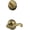 Antique Brass, variant on Schlage F59 FLA 605 LH Flair Interior Left-Handed Lever with Deadbolt, Bright Brass (Interior Half Only)