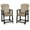 Black/Driftwood, variant on Signature Design by Ashley Contemporary Fairen Trail Outdoor Counter Height Bar Stool (Set of 2)  Black/Driftwood