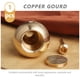 thumbnail image 5 of GOOHOCHY 1 pieza de adorno de calabaza de cobre, decoración de mesa de calabaza de cobre, elegante latón, 5 of 8
