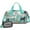 Labrador Dogs With, variant on Women Men Gym Bag,Pomeranian Dogs and Pioneer Flower Small Duffle Bag Spend the Night Bags for Women with Shoes Compartment Washbag,Detachable Shoulder Strap,19.7x8.3x11 Inches