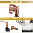 thumbnail image 3 of Uxcell 150Pcs cápsulas de PVC para encoger calor, sellador de botellas de vino, tapa, 30x60mm, negro, 3 of 6