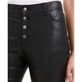 thumbnail image 3 of BAR III Womens Black Pocketed Buttoned Skinny Pants Size: 8, 3 of 4