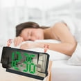 thumbnail image 6 of XGFHYJEH Alarm Clock, Digital clocks, Atomic Clocks, Alarm Clock with Projection on Ceiling, Alarm Clock with Usb Charge Port, Small Smart Bedside Tabletop Cute Clock with Large LED Display, 6 of 8