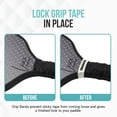 thumbnail image 6 of Palms-O-Aces Pickleball Paddle New Silicone Grip Bands - White 3B - 0.3 oz Assembled Weight, 6 of 8