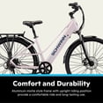 thumbnail image 5 of 700c Schwinn Bay Ridge Hybrid Electric Bike for Adults, 7 Speeds, 250w Motor, Aurora White, 5 of 10