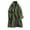 Army Green, variant on Mens Long Trench Coat with Belt Classic Dressy Casual Jacket with Pockets Notched Collar Overcoat Winter Fall (XL, Coffee)