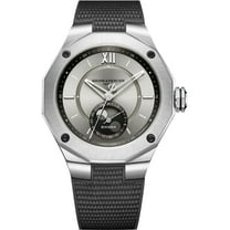 Baume & Mercier Riviera Moon Phase Silver Dial Rubber Strap Men's Watch 10681