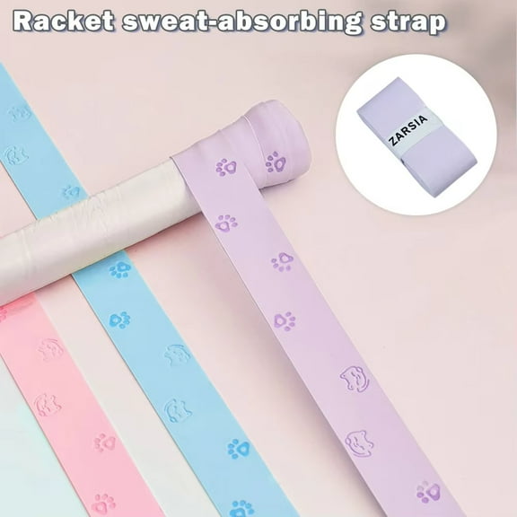 3 PCS Cat Claw Badminton Racket Handle Grip Non-slip Tape Winding Tennis Racket Hand Glues Handle Wrap Tape Racket Rubber Overgrip
