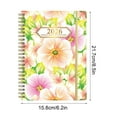 thumbnail image 2 of 2026 Planner, A5 Schedule Notebook, Monthly and Weekly Organizer with Dividers and Metal Coil Binding, Double Line Binding, Inner Pocket, Holiday Reference, Inspirational Quotes, Lay-Flat Design, 2 of 7