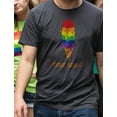 thumbnail image 4 of Tstars Men's LGBT Clothing Ice Cream Equality Rainbow Gay Lesbian Rights Support Pride Parade Rainbow Flag Gay Gifts for Husband Gay Shirt for Him Shirts for Men T-Shirt, 4 of 7