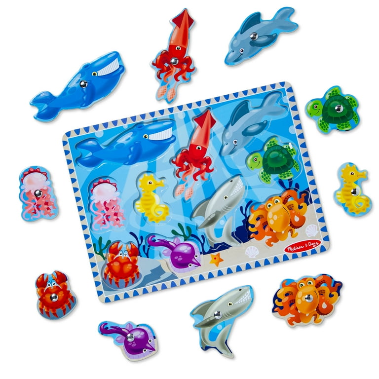 Melissa & Doug Fishing Game Magnetic Puzzle