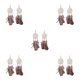 thumbnail image 3 of Sonducket 1 par de pendientes de mujer, joyería de moda para mujer hermosa para decoración rosa Rosado 5Conjunto, 3 of 6