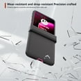 thumbnail image 5 of for Motorola Razr 40 Ultra Case with Hinge Protection, Carbon Fiber Texture Slim Shockproof Durable Anti-Scratch Hard PC Protective Phone Cover Case for Motorola Razr 40 Ultra, Black, 5 of 6