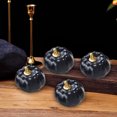 thumbnail image 6 of 12 Pcs Plastic Pumpkins Fall Thanksgiving Pumpkins Ornaments Fall Tree Decorations Desktop Autumn Harvest Pumpkin Ball Decor for Halloween Party Tree Farmhouse Home 3 Inch, 6 of 6