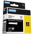 thumbnail image 1 of DYMO 18483 Rhino Cinta de etiquetas de poli industrial permanente, 1/2 pulgadas x 5.5 m, impresión blanco/negro DYMO Cinta de etiquetas, 1 of 2