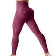 thumbnail image 2 of Swuxness Women Yoga Sports Long Pants High Waist Hip Lifting Peach Hip Fitness Fitness Wear, 2 of 3