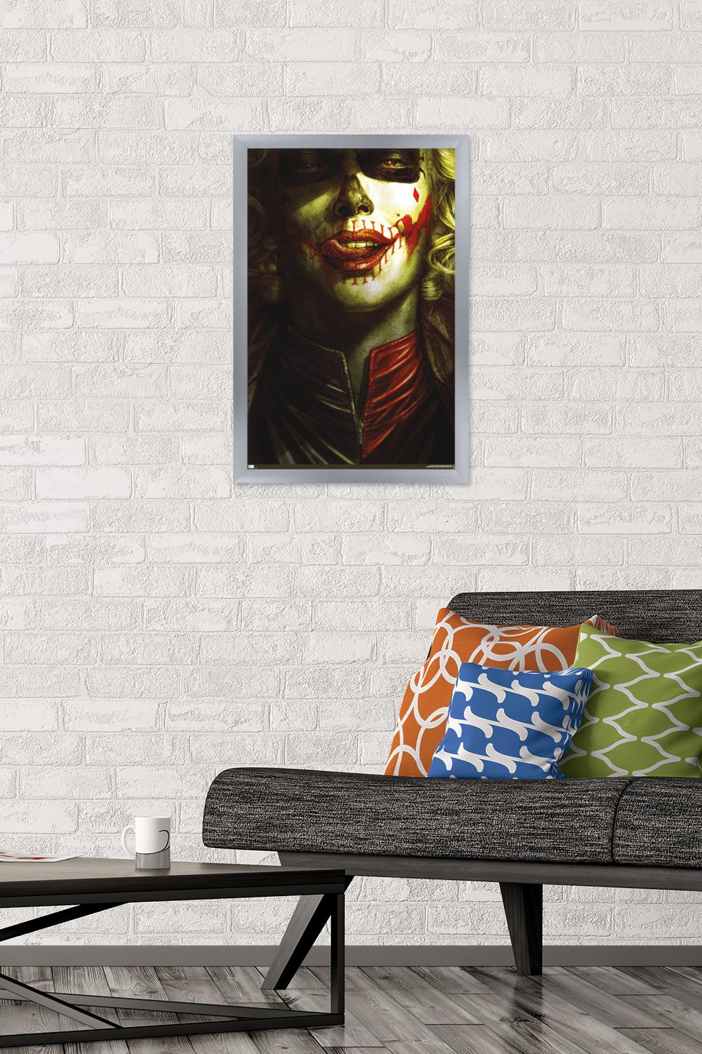 DC Comics - Harley Quinn - Batman: Damned Wall Poster, 14.725" x 22.375" Framed