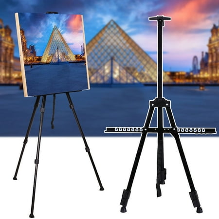 folding art tabletop field painting tripod easel display stand black
