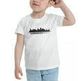 thumbnail image 3 of Sacramento City California Silhouette Cute Toddler Tshirts for Boys Girls (White, 4T), 3 of 5
