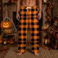 thumbnail image 2 of Afdoent Mens Halloween Pajama Pants Pumpkin Print Pajama Bottoms for Men Funny Pajamas Casual Lightweight Comfy Loungewear, 2 of 8