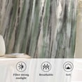 thumbnail image 6 of Sage Green Vintage Semi Sheer Curtains Drapes for Living Room,Bedroom,French Doors Window 45 Inches Long,Stripes Painting Retro Abstract Art Rod Pocket Chiffon Curtain Drapery Voile Draperies Panel, 6 of 8