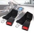 thumbnail image 1 of 2x Universal 14" Car Truck Seat Seatbelt Safety Belt Extender Extension w/Buckle, 1 of 5