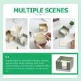 thumbnail image 2 of Memo Box 1Set 9x9cm For Holidays Olive Green Paper, 2 of 8