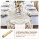 thumbnail image 5 of Oro Mesa Corredor 11 X 360 Pulgadas, Metálico Papel Aluminio Malla Delgado, Rollo Corredor Mesa para Evento Fiesta, Fiesta Cumpleaños, Bodas, Navidad, Año Nuevo, 5 of 5