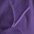 thumbnail image 5 of DNG Creations 3 Piece Double Ruffle Duvet Cover With Zipper Closure ( Solid Purple ) All-Season 100% Egyptian Cotton, 800 Thread Count ( Oversized King - Size ), 5 of 6