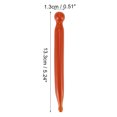 thumbnail image 2 of 1 Pc Rodillo Facial Duradero para Mujeres para Salón de Belleza Vacaciones Baño Viaje Resina Cera de Abeja Rojo, 2 of 3
