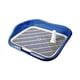 thumbnail image 2 of Inodoro para perros, fácil de limpiar, para interiores y exteriores, orinal de entrenamiento, bandeja esquinera para orinal para animales pequeños, co Azul, 2 of 10