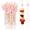 Pink, variant on 100 Pcs Pearl Toothpicks for Appetizers, 4.7 Inch Pearl Cocktail Picks for Party Decoration, Appetizer Skewers for Charcuterie Sandwich Burgers Fruit Drinks Party(Gold)