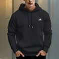 thumbnail image 6 of Men's 330g 100% Cotton Pattern Terry Dropped Shoulder Hoodie-Watch Veteran's Day, 6 of 15