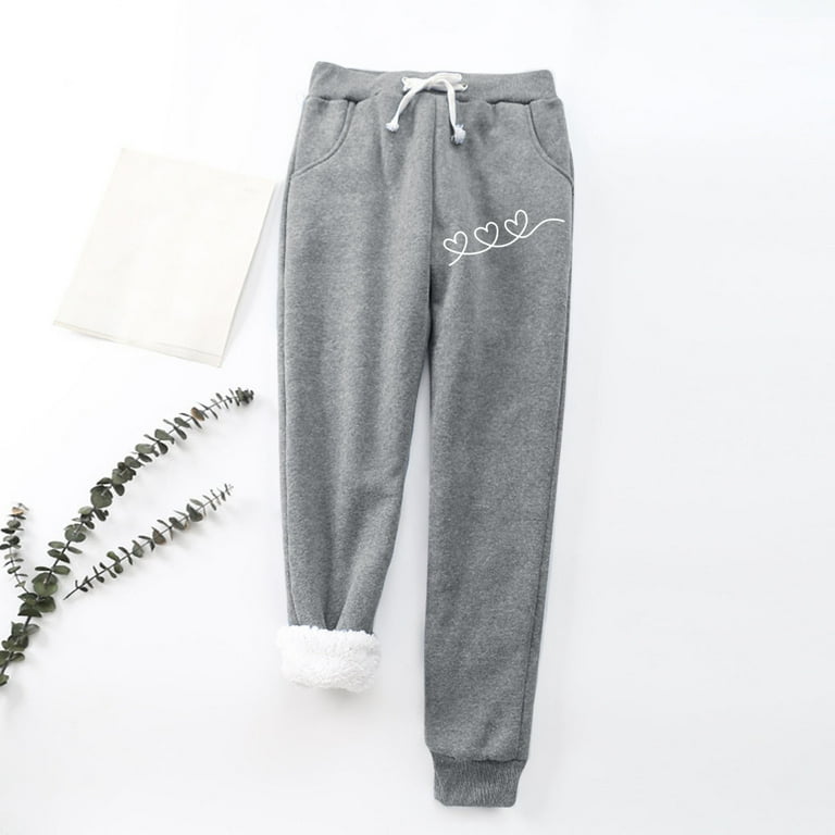 fvwitlyh Pants for Women plus Size Casual Dress Pants for Women Plus Warm Heart Print Velvet Womens Work Pants Office Casual High Waist Cargo Pants Women Walmart