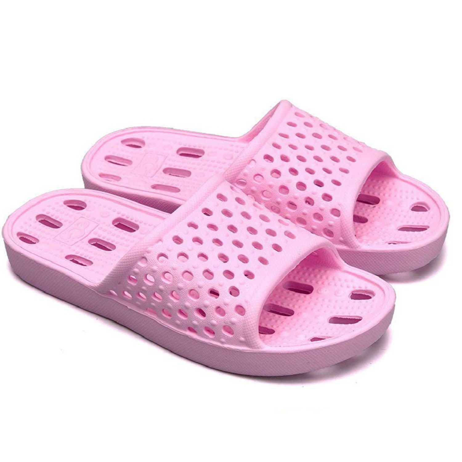 shuwee Women's Men's Bathroom Shower Shoes NonSlip Quick Drying Beach