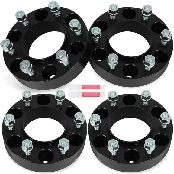 SCITOO 4Pcs 6x5.5 Wheel Spacers 1.5 inch Bore 93.1mm Studs 12x1.5 6 Lug Wheel Spacers Fit for Ford Ranger 2013-2023,for Ford Bronco 2021-2023