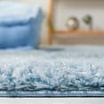 thumbnail image 4 of SAFAVIEH Tahoe Joey Solid Shag Area Rug, Blue, 3' x 5', 4 of 8