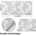 thumbnail image 2 of Kawaii Cats White Gaming Mouse Pad XXL Kittens Japanese Extended Big Large Desk Mat Non-Slip Rubber Base Stitched Edge Long Keyboard Mousepad for PC Computer Laptop,35.4×15.7 Inches, 2 of 6