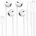 thumbnail image 1 of wonima22 2 Pack Écouteurs Type C Filaires pour iPhone 15 16 17 Pro Max, Écouteurs USB C avec Microphone & Télécommande Réduction de Bruit pour iPhone 15 Pro Max, iPad, 1 of 1