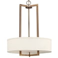thumbnail image 2 of 3204BR Hinkley Lighting Hampton - 3 Light Medium Drum Chandelier in Transitional Style - 26 Inches Wide by 30.25 Inches High-Brushed Bronze, 2 of 9