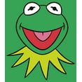 thumbnail image 2 of Junior's The Muppets Kermit the Frog Face  Graphic Tee Kelly Green 2X Large, 2 of 3