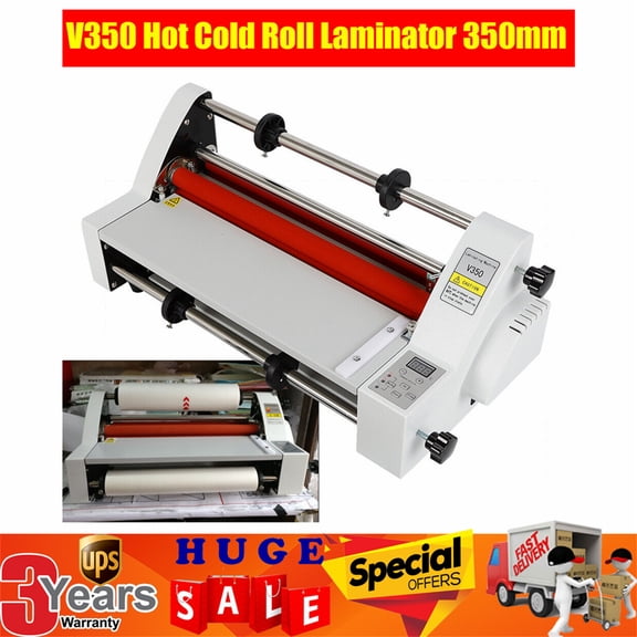 Hot Cold Roll Laminator Single   Dual Sided Digital Display Laminating Machine
