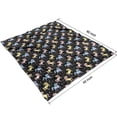 thumbnail image 4 of Black Cartoon Colorful Unicorn Pattern Blanket,Comfortable Soft Flannel Throw Blanket,All Season,Warm Lightweight Blankets for Sofa Bed Couch Living Room Chair,50"x60", 4 of 4