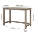 thumbnail image 5 of Evelyn&Zoe Coleman 44" Wide Rectangular Desk, Gray Oak, 5 of 7