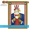 thumbnail image 3 of Toland Home Garden Uncle Eagle Sam Eagle Patriotic Flag Double Sided 28x40 Inch, 3 of 5