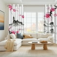thumbnail image 4 of Japanese Cherry Blossom Blackout Window Curtains for Living Room,Thermal Insulated Curtains,52x84 Inch,Set of 2, 4 of 6