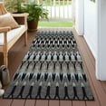 thumbnail image 6 of Addison Rugs Chantille Indoor/Outdoor Transitional Southwest Black Washable Runner Rug, 2'3" x 7'6", 6 of 6