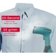 thumbnail image 5 of Handheld Garment Steamer | 1500W Powerful Steam | 20s Fast Heat-Up | 280ML Detachable Tank | Auto Shut-Off | Professional Wrinkle Remover for Clothes, Curtains & Upholstery, 5 of 6