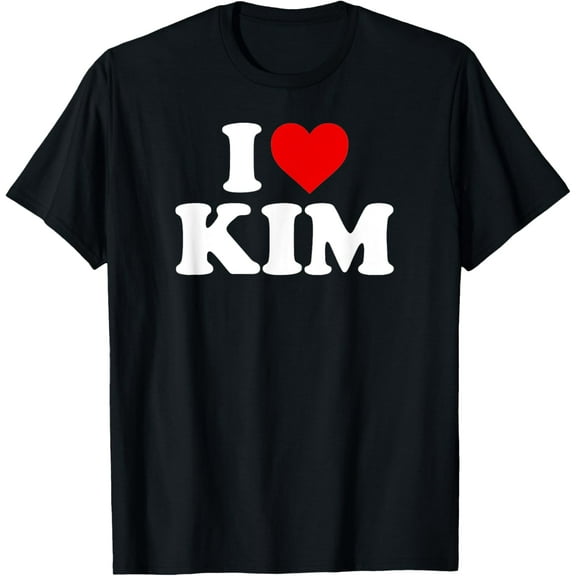 I Love Kim - Heart T-Shirt